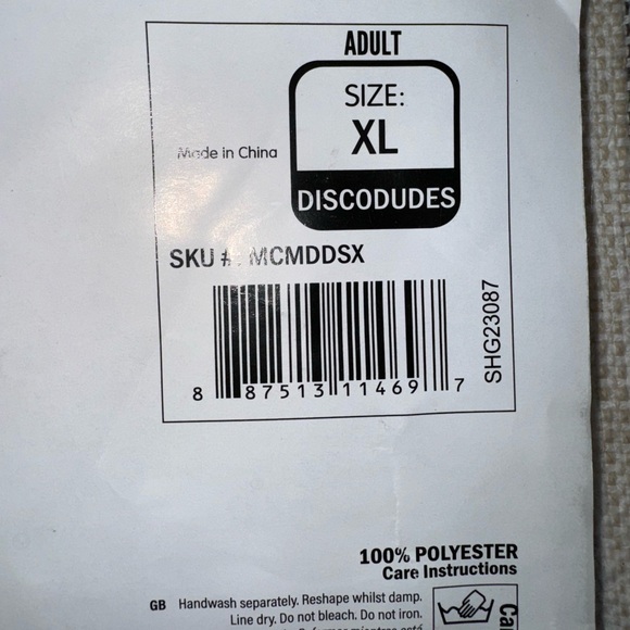 Morph Costumes Disco Dude Metallic Shirt Size XL - Picture 10 of 14